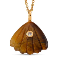 Lapis Lazuli and Austrian Crystal 10.00 ctw Pendant in Goldtone with ION Plated YG Stainless Steel Necklace 20 Inches