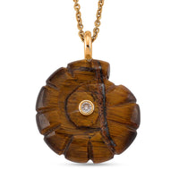 Green Aventurine, Austrian Crystal Pendant in Goldtone with ION Plated YG Stainless Steel Necklace (20 Inches) 35.00 ctw