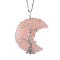 Galilea Rose Quartz Pendant in Silvertone with Stainless Steel Necklace (20 Inches) 45.00 ctw