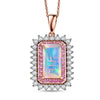 Ethiopian Welo Opal & Pink Sapphire