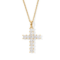 EverTrue Princess Cut Simulated Diamond Pendant in 18K YG Plated with ION Plated YG Stainless Steel Necklace (20 Inches) 7.00 ctw