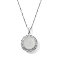 EverTrue Watermelon Quartz Pendant Necklace (20 Inches) in Stainless Steel 11.90 ctw