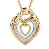Yellow Gold Over Sterling Silver