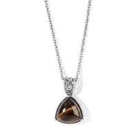 EverTrue Golden Sheen Moonstone 6.40 ctw Pendant Necklace in Stainless Steel 20 Inches