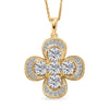 Yellow Gold Over Sterling Silver