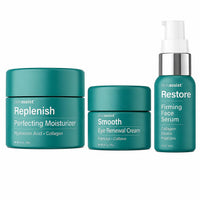 Skinassist Replenish, Restore, and Smooth Bundle (Moisturizer 1.7oz, Eye Cream 0.5oz, & Face Serum 1oz)