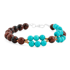 GCS Mahogany and Magnesite Bracelet Kit (Ships in 7-10 Days) 264.52 ctw