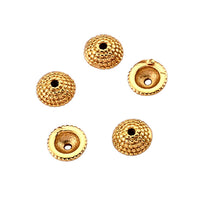 GCS Set of 100pcs Bead Caps in Goldtone
