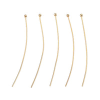 GCS Set of 100pcs Ball Head Pins in Goldtone