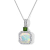 Ethiopian Welo Opal & Chrome Diopside