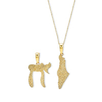 D'Joy Passport to Israel 18K Vermeil YG Over Sterling Silver Pendants with Necklace (20 Inches) (13.65 g)  4505197