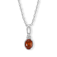 D''Joy Yellow Scapolite and White Zircon 1.15 ctw Pendant Necklace in Rhodium Over Sterling Silver 20 Inches