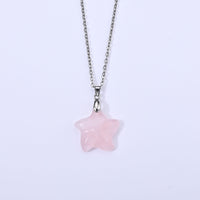 African Amethyst 20.00 ctw Pendant in Silvertone with Stainless Steel Necklace (20 Inches)