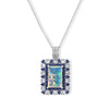 Ethiopian Welo Opal & Ceylon Blue Sapphire
