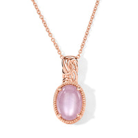 Pendant with Chain (Size 20) Stainless Steel 6.60 ctw