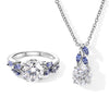 Moissanite & Tanzanite