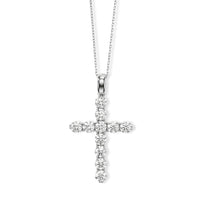 Moissanite Pendant Necklace (18 Inches) in Sterling Silver 5.00 ctw