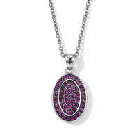 Epic Deal EverTrue Lab Created White Sapphire Pendant in Platinum Bond with Stainless Steel Necklace (20 Inches) 1.10 ctw