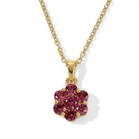D''Joy Premium Tanzanian Wine Garnet 2.00 ctw Pendant in 18K Vermeil YG Over Sterling Silver with ION Plated YG Stainless Steel Necklace 20 Inches