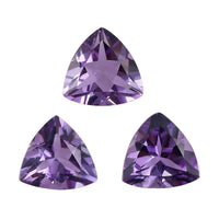 Rose De France Amethyst Set of 3 (Trl 7 mm) 2.70 ctw Loose Gemstone
