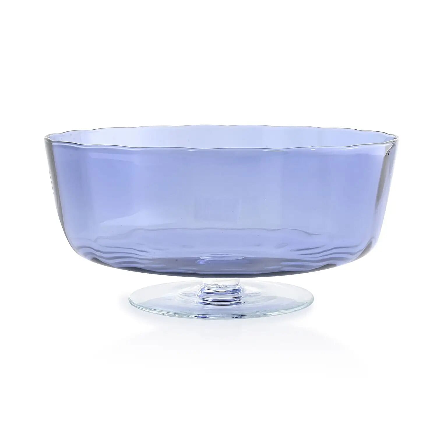 Closeout Murano Cake Stand - Light Blue