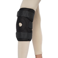 Black Drytex Knee Wrap Hinged Support with Ferrite Magnets (10.5x24)
