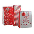 Set of 3 Gray, Multi Color Papper Glitter Shopper Bag - Sticky add to cart bar
