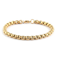 Rolo Bracelet in ION Plated Yellow Gold Stainless Steel (8.00 In) 21.30 Grams