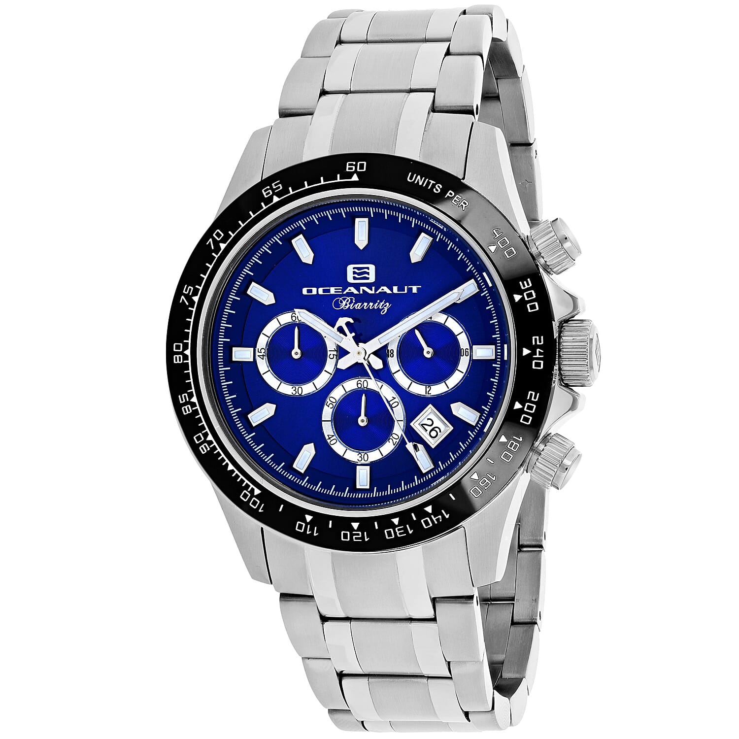 Oceanaut Biarritz Quartz Movement Watch with Blue Dial 44mm