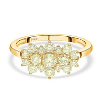 Doorbuster LUXORO 14K Yellow Gold Natural Yellow Diamond SI Ring 2.75 Grams 1.00 ctw