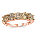 10K Rose Gold Natural Champagne Diamond G-H I3 Ring 2.30 Grams 2.00 ctw - Sticky add to cart bar