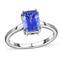 Certified & Appraised RHAPSODY 950 Platinum AAAA Tanzanite, Diamond (E-F, VS) Ring (Size 10.0) (4.65 g) 2.50 ctw