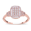 Doorbuster LUXORO 10K Rose Gold Natural Pink Diamond I3 Ring 2.50 Grams 0.50 ctw - Sticky add to cart bar