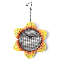 HOMESMART Multi Color Sunflower Handmade Metal Mesh Bird Feeder