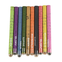 Set of 10 Plantable Mini Coloring Pencil (Flower Seeds)