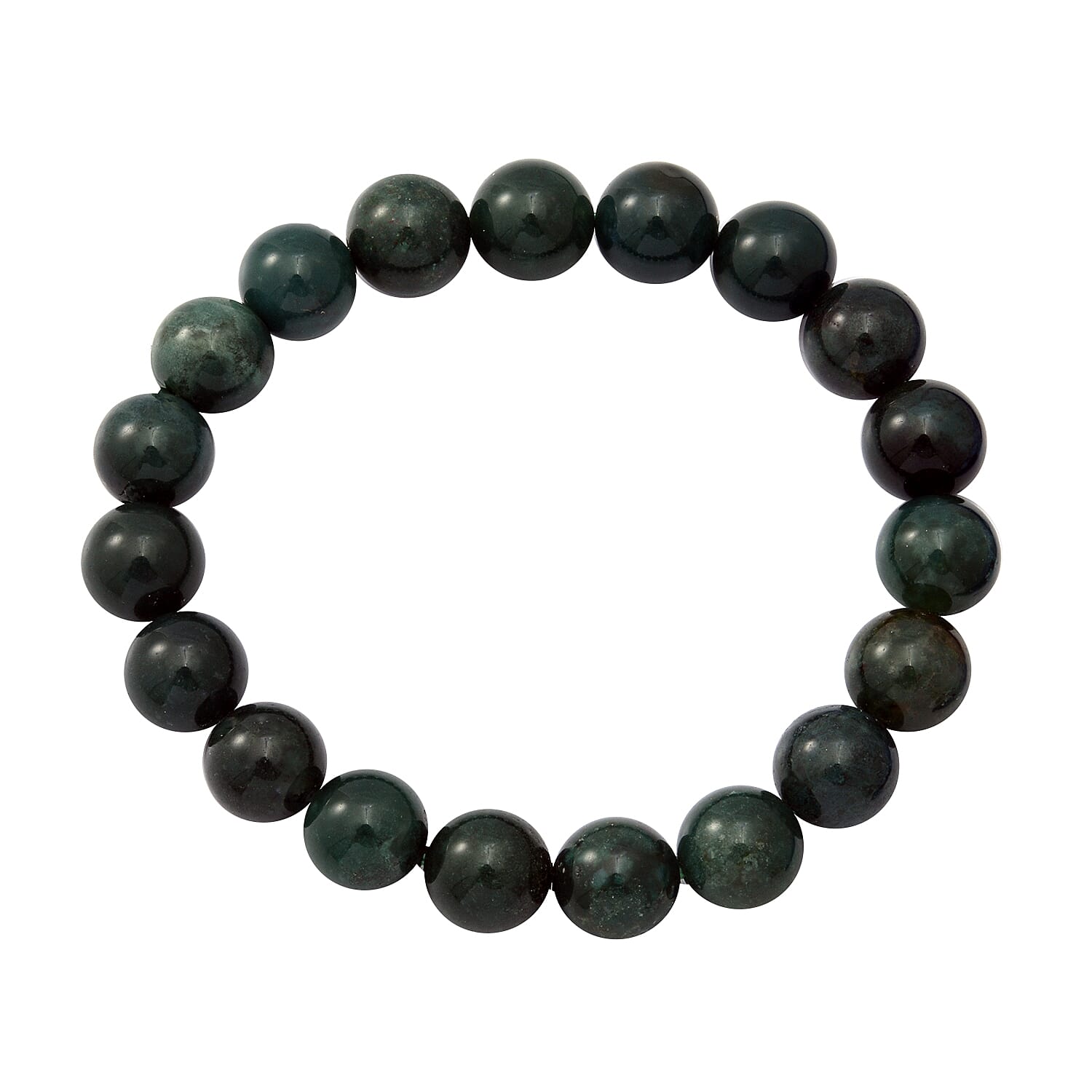 Dragon Blood Jasper (D) Beaded Stretch Bracelet 125.00 ctw