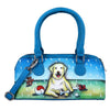 Turquoise Resting Dog