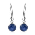 Bali Legacy Himalayan Kyanite Dangling Earrings in Sterling Silver 9.60 ctw - Sticky add to cart bar