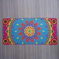 HOMESMART Multi Color Geometric Print Rectangle Beach Towel