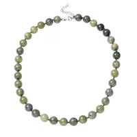 456.50 ctw Taiwan Quartzite Beads 11-13mm Necklace 20 Inches in Stainless Steel