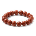 HONGKONG CLOSEOUT DEAL Red Lighting Jasper 9-11mm Beaded Stretch Bracelet 128.00 ctw - Sticky add to cart bar
