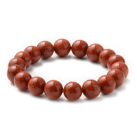 HONGKONG CLOSEOUT DEAL Red Lighting Jasper 9-11mm Beaded Stretch Bracelet 128.00 ctw