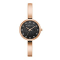 BCBGeneration Austrian Crystal Japanese Movement Adjustable Bangle Watch in Rosetone (30mm) - Sticky add to cart bar
