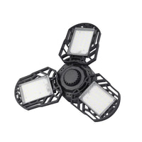 Black Waterproof 3 Leaf Adjustable Solar Light (5.11x5.11x4.72)