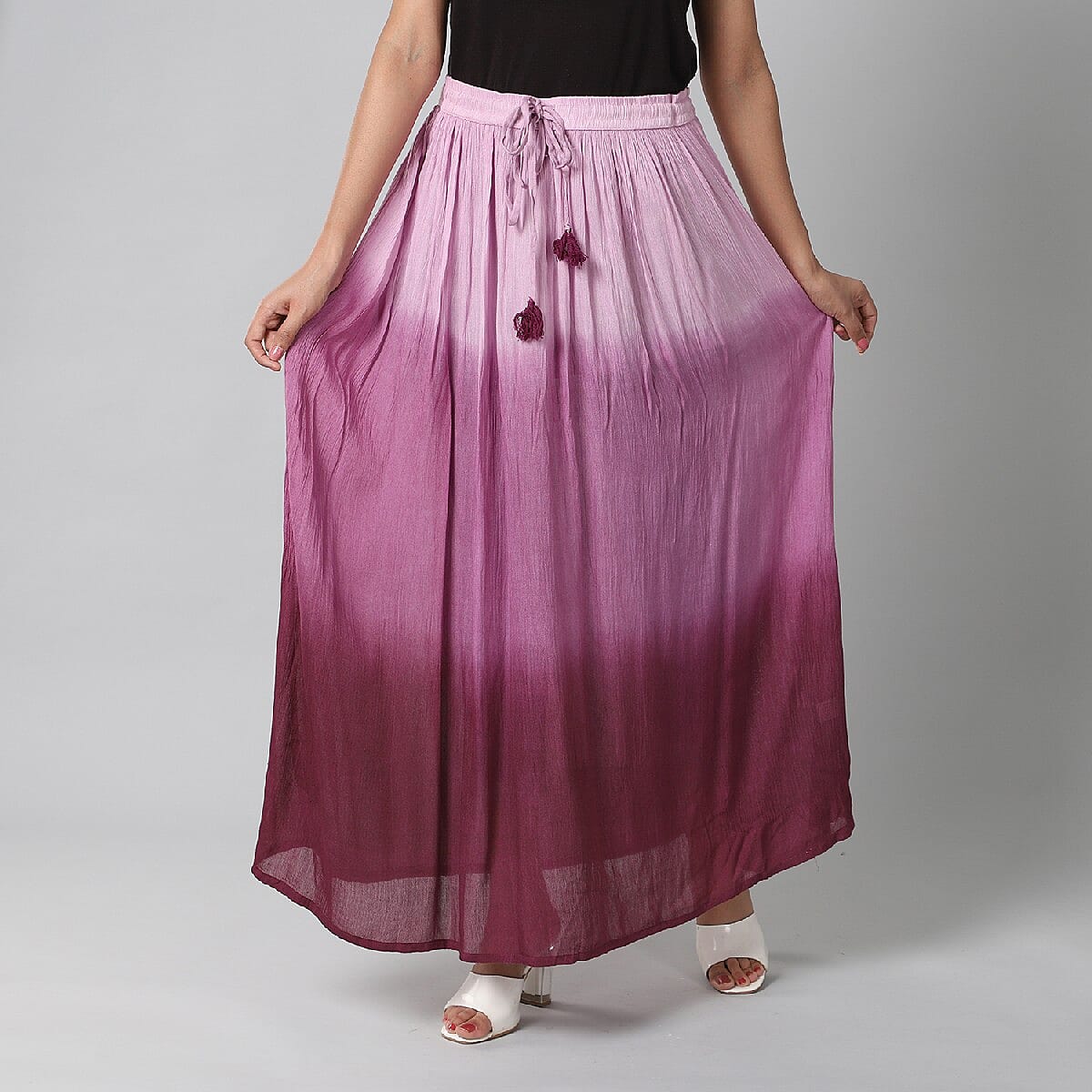 JOVIE Black 2-Way Ombre Skirt Dress (One Size Fits Most) (1)