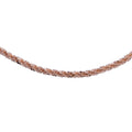 Italian Diamond Cut Sparkle Chain 30 Inches in 14K Rose Gold  Over Sterling Silver 3.50 Grams - Sticky add to cart bar