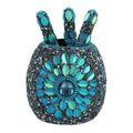 Set of 3 Blue Beaded Pen with Matching Beaded Pen Pot - Sticky add to cart bar