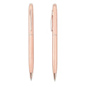Set of 2 Ball Point Pens Studded with White Crystal Made with Swarovski in Gift Box -Brown Black - Sticky add to cart bar