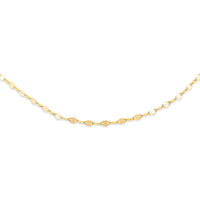 Maestro Gold Collection Italian Valentino Necklace 18 Inches in 14K Yellow Gold