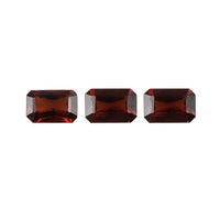 Mozambique Garnet Set of 3 (Oct 6x4 mm) 1.82 ctw Loose Gemstone